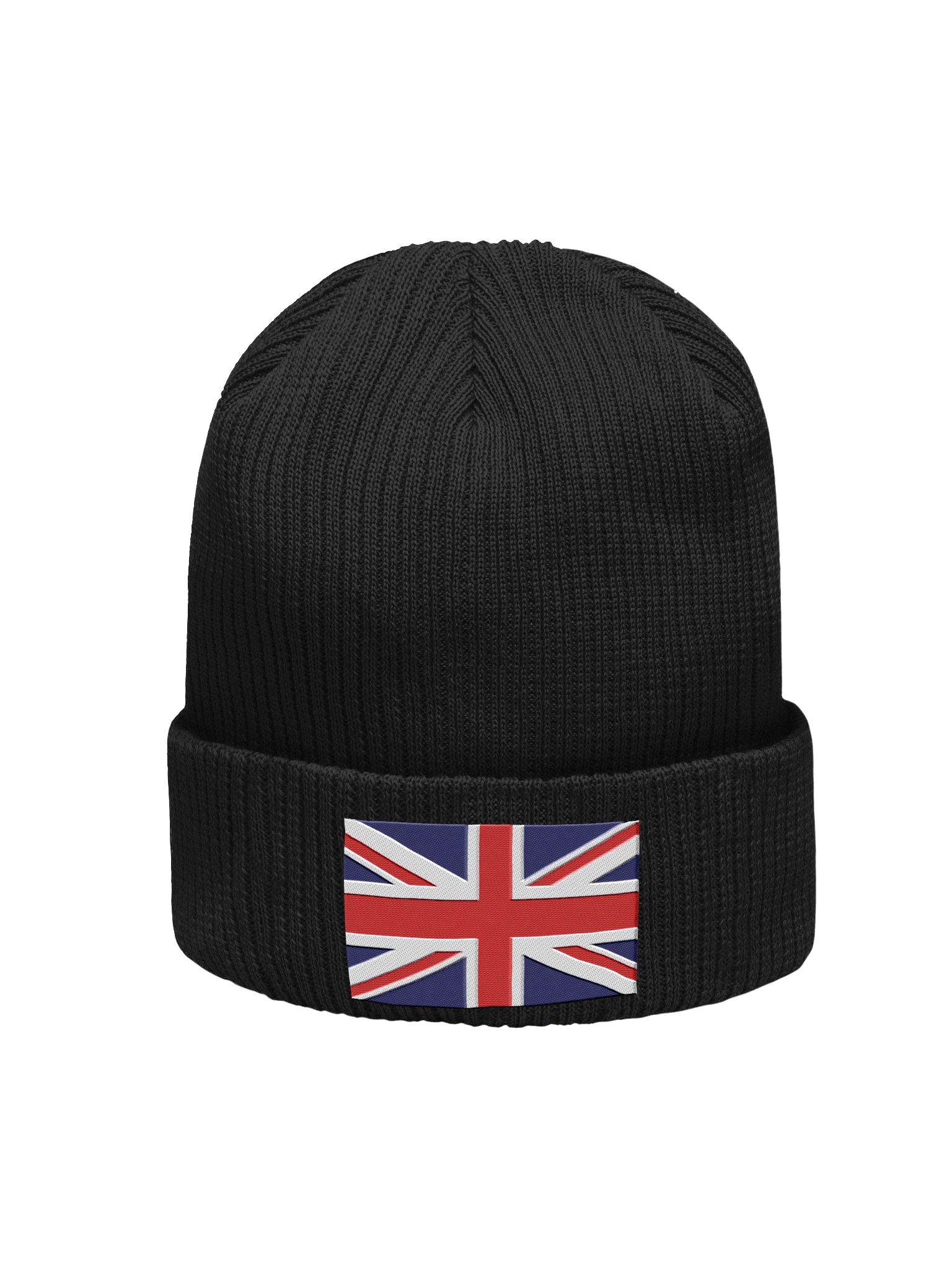 Union Jack Embroidered Organic Beanie product image (1)