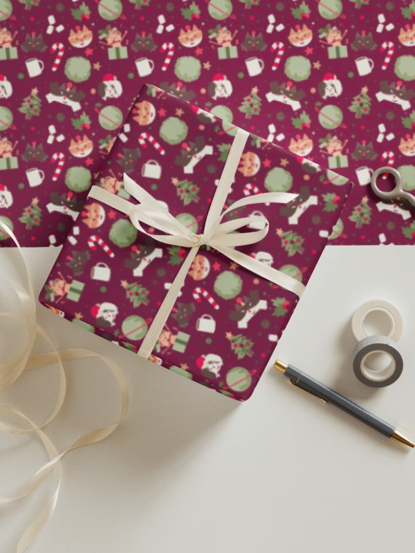 Cozy Cosmos Crew Christmas Wrapping Paper product image (3)