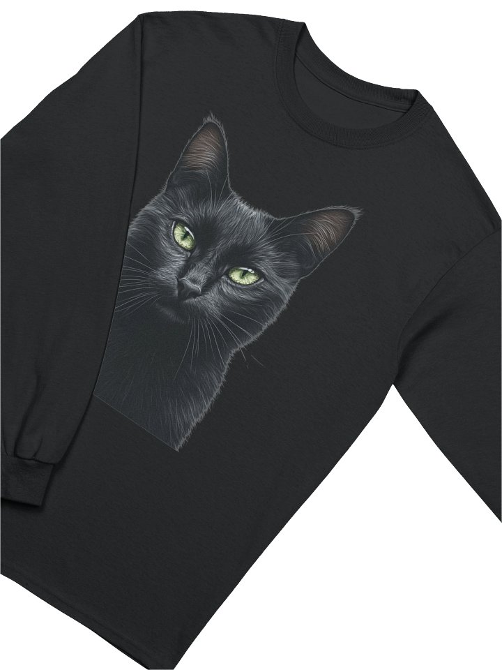 Lucky Black Cat Long-Sleeve T-Shirt product image (2)