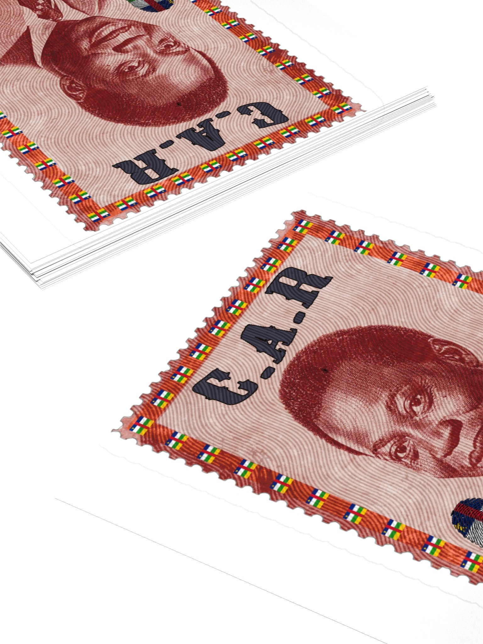 Barthélemy Boganda Vintage Postage Stamp CAR product image (11)