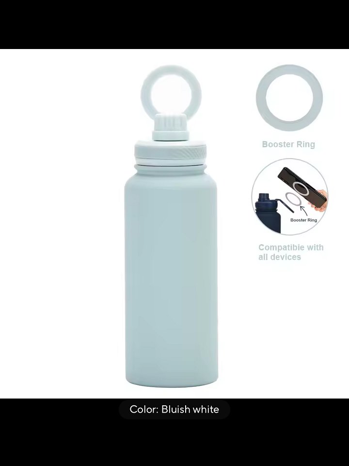 Bleach Blue 32 oz. Magnetic Tag Safe Lid product image (1)