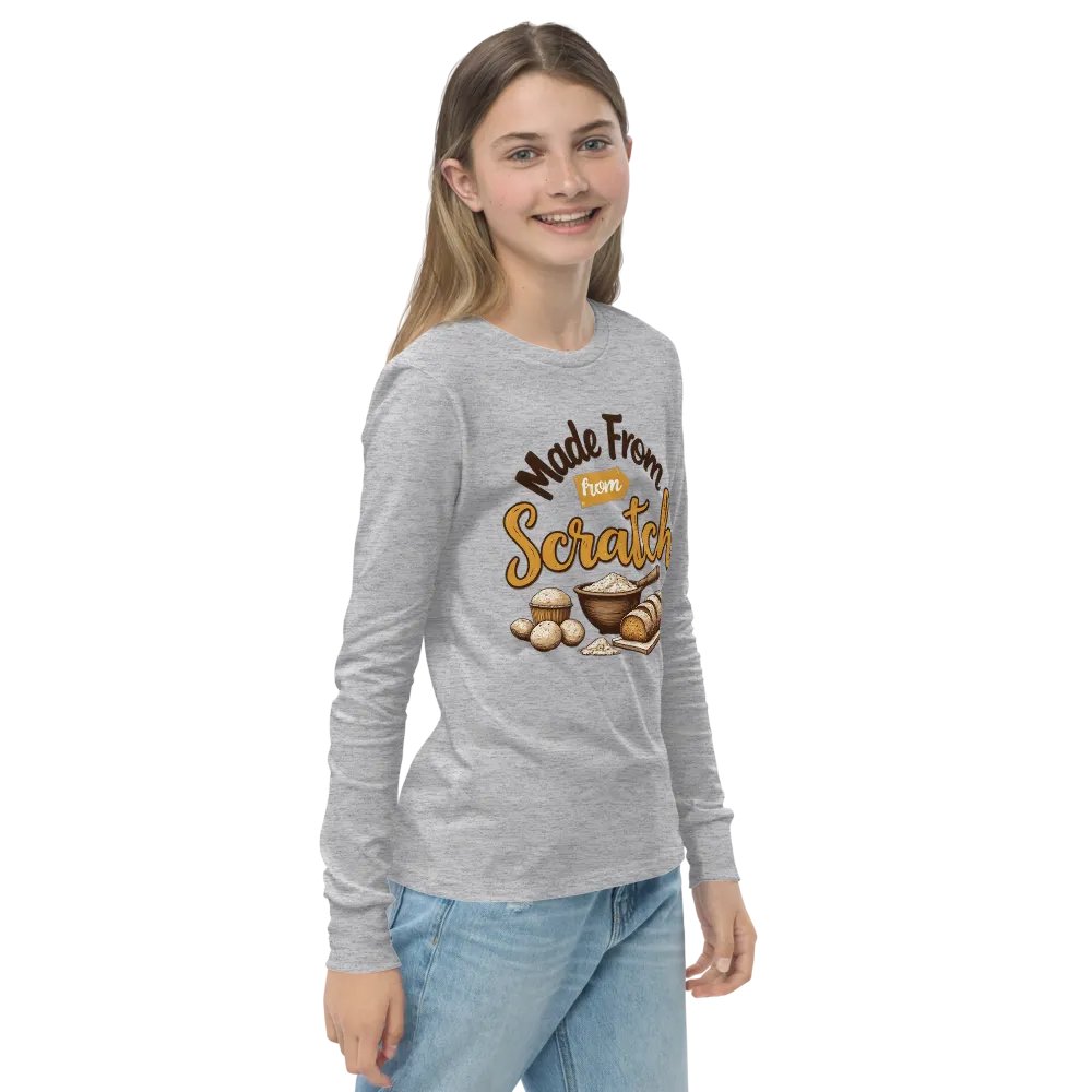 Bake From Scratch Youth Long Sleeve Tee product image (17)
