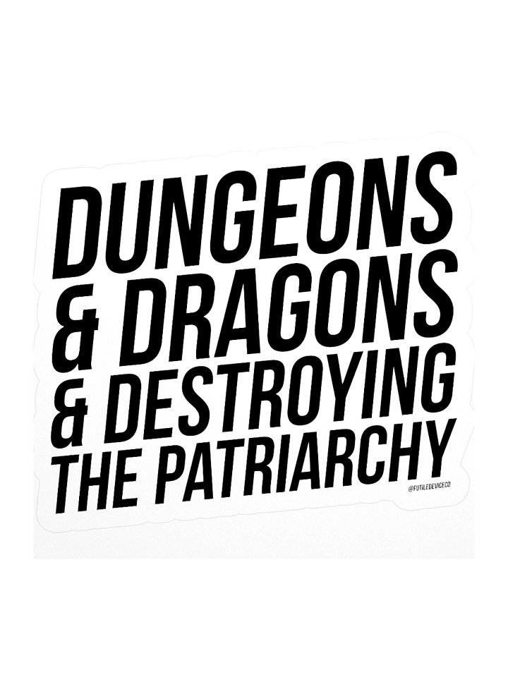 FUTILE DEVICE: DESTROYING THE PATRIARCHY (STICKER) product image (1)