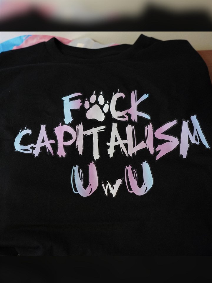 F*ck Capitalism UwU Shirt product image (2)