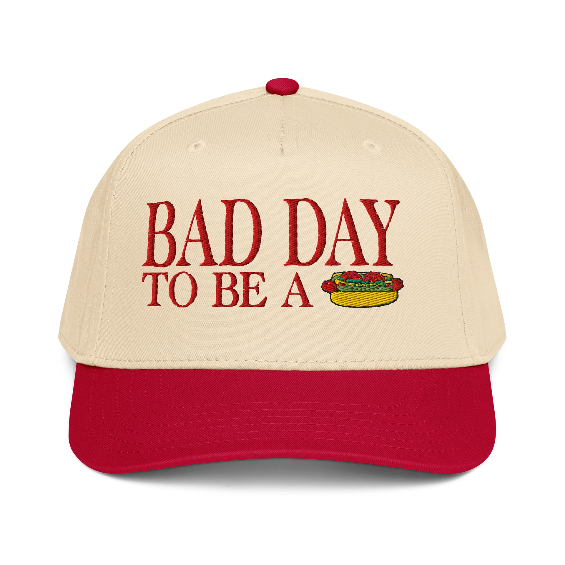 Bad Day to be a Chicago Dog embroidered hat product image (13)