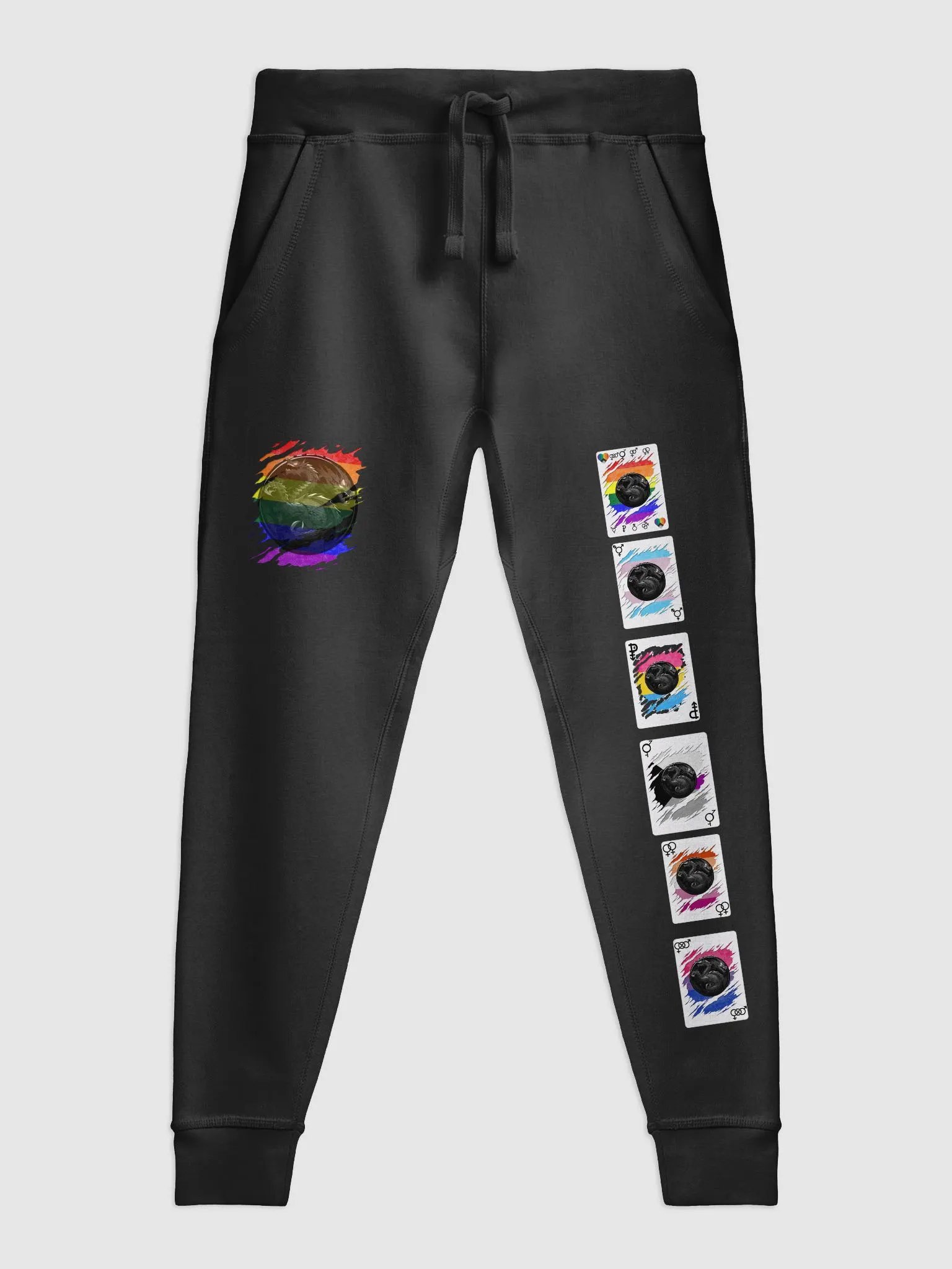 the pride playing card joggers product image (1)