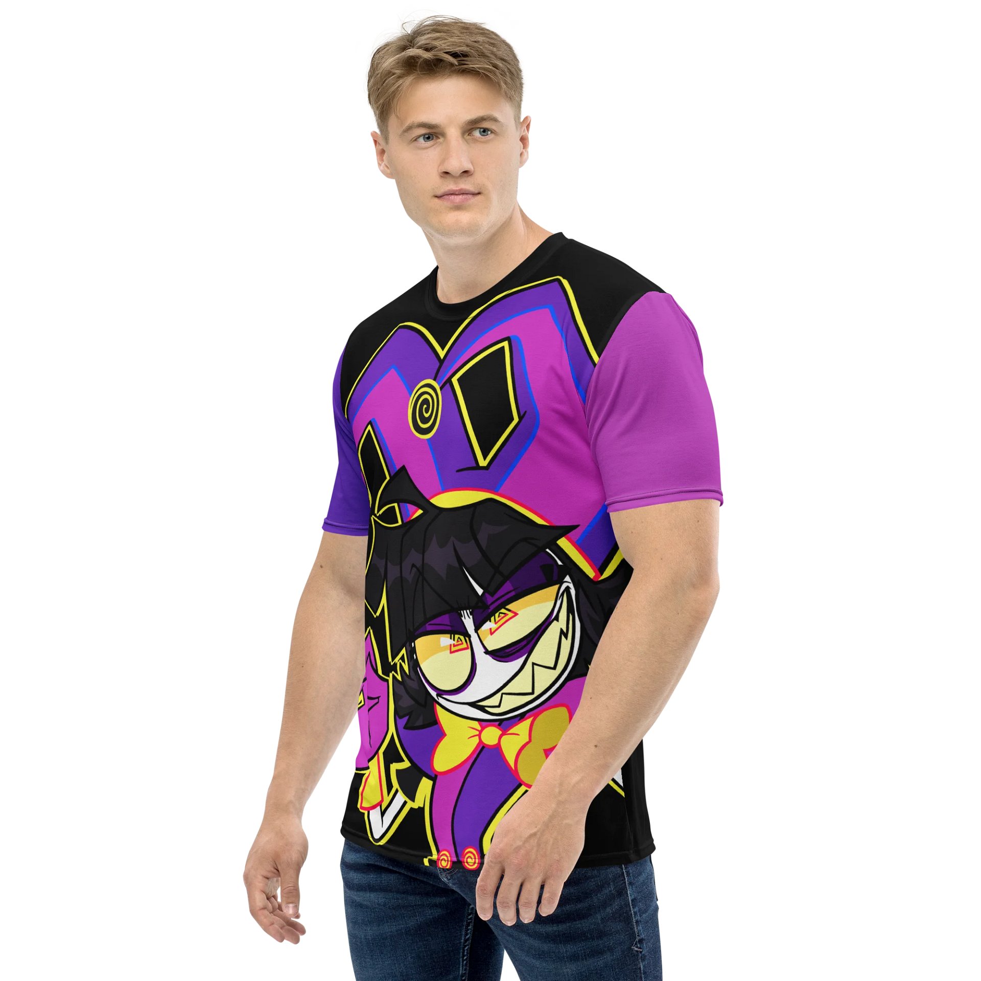 A Little Bit Bad - POX All Over Short Sleeve (Purple/Pink Sleeves) product image (3)