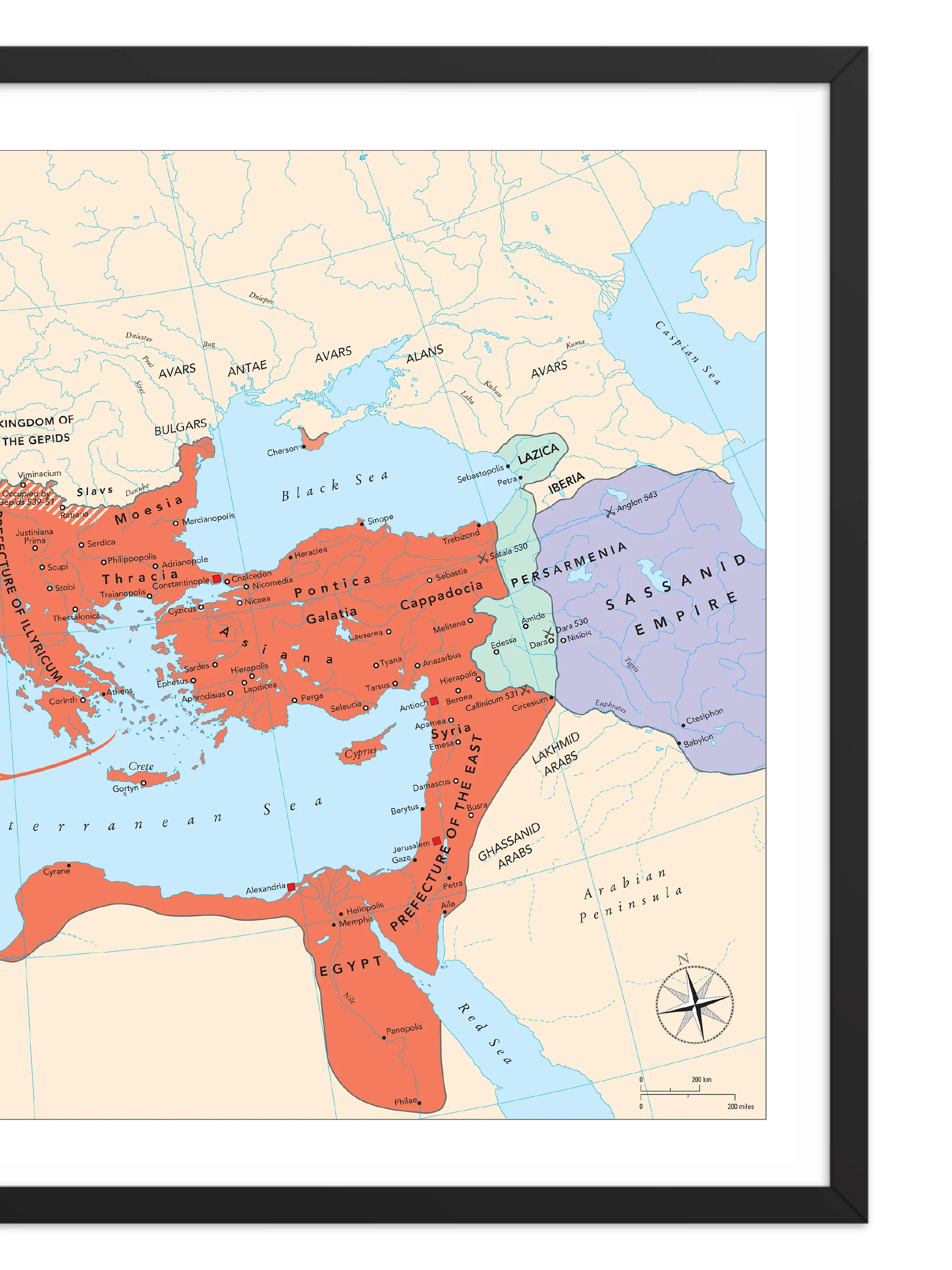 Empire of Justinian - Framed Poster product image (3)