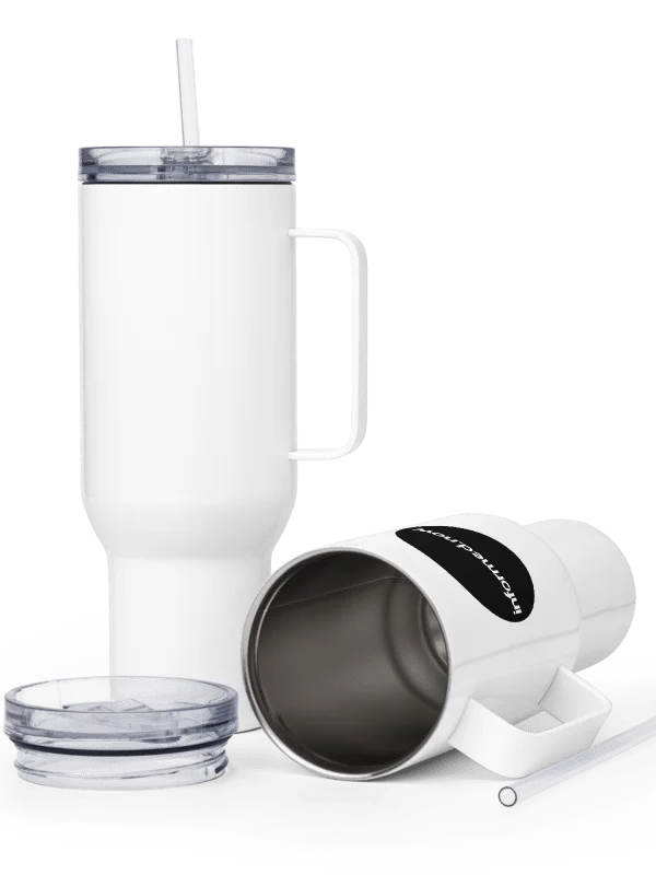 informed.now Travel Mug with Handle (Black) product image (4)