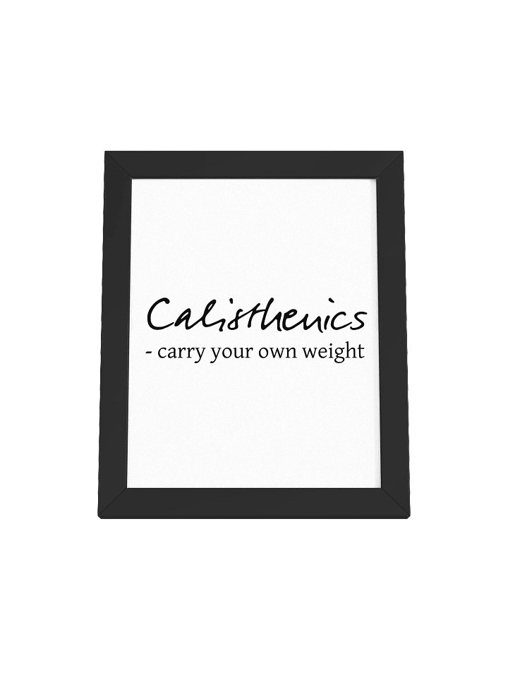 DK Fitness Print: Carry Your Own Weight product image (4)