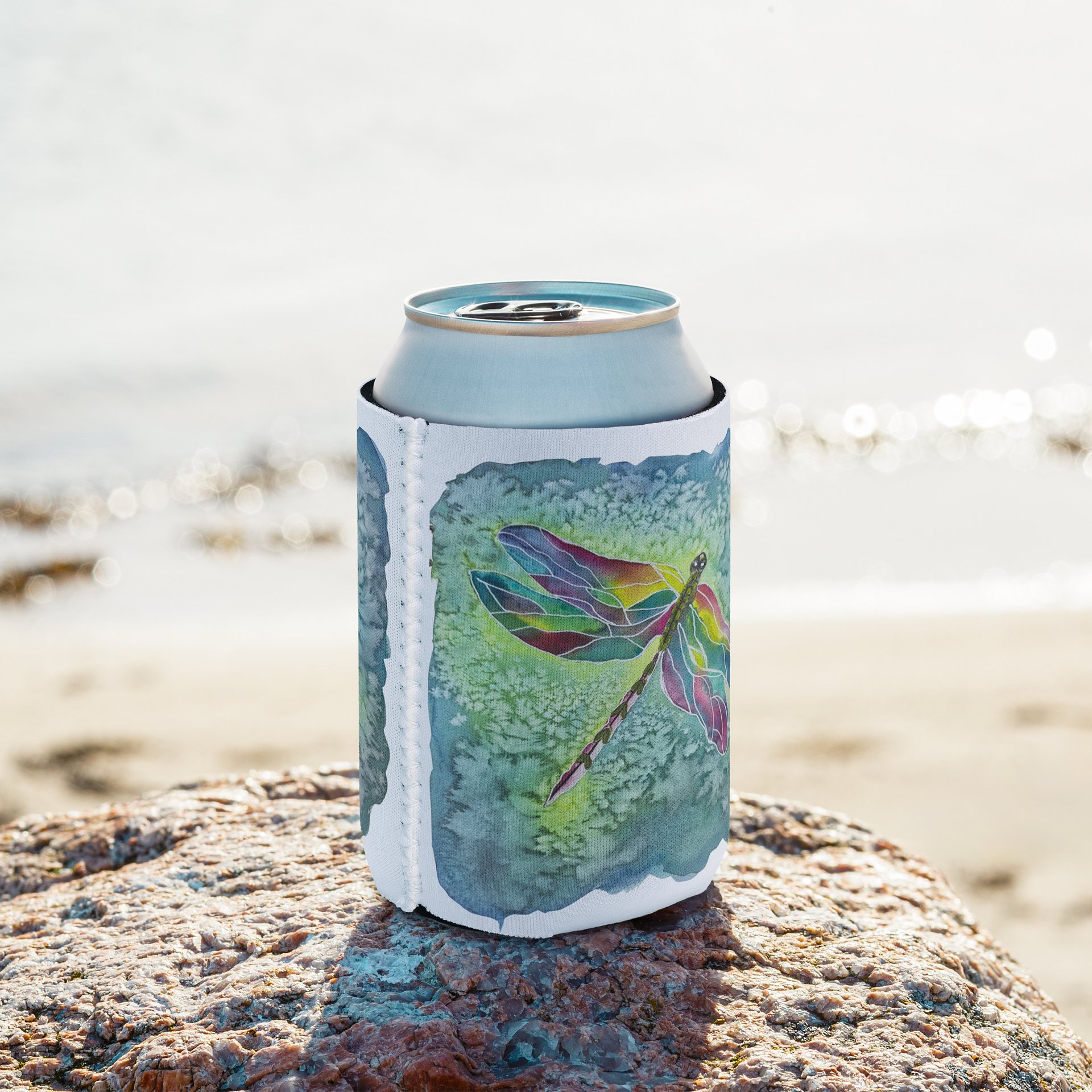 Vibrant Dragonfly Can Cooler product image (9)
