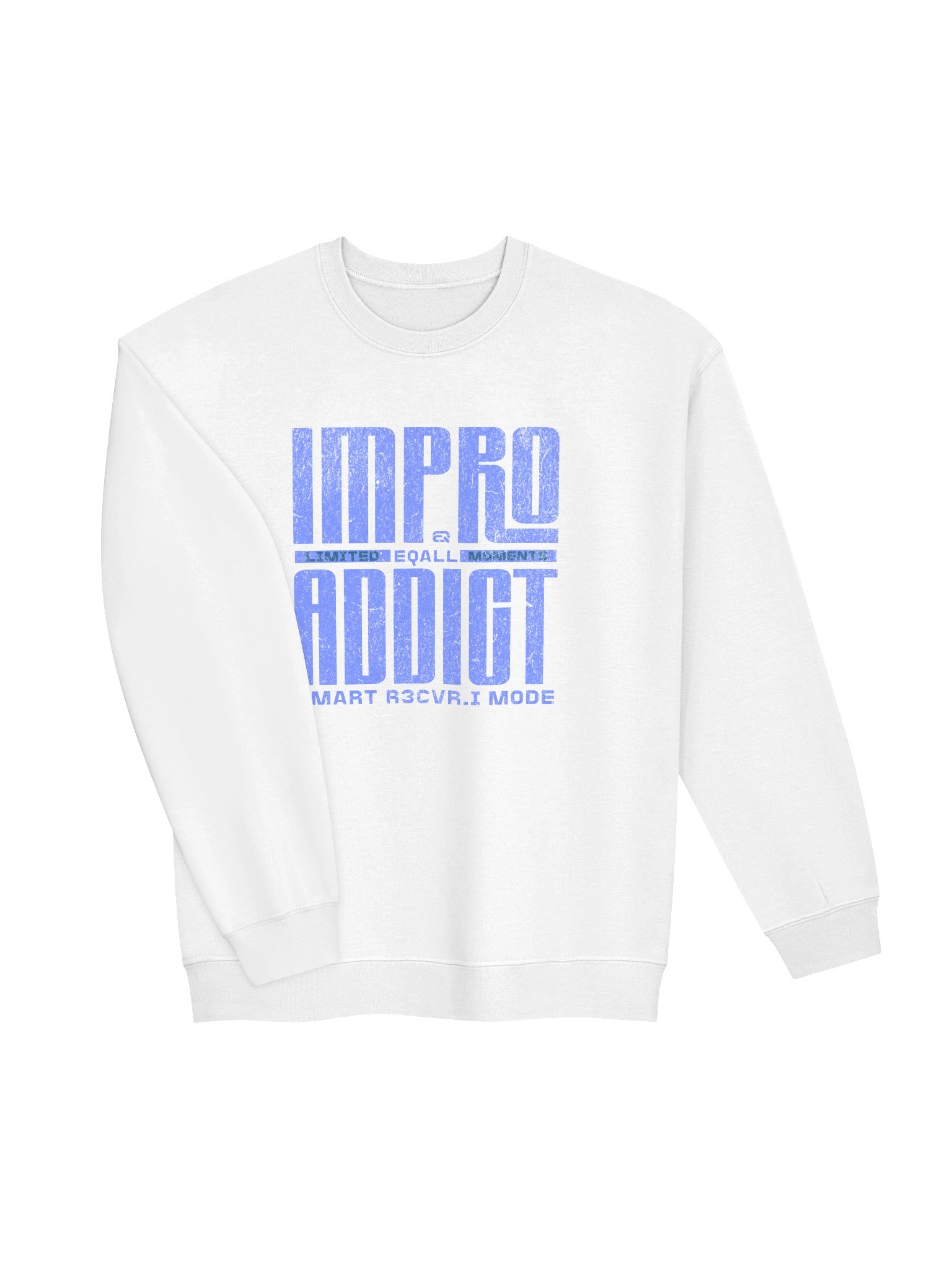 Limited IMPRO Addict Moments Crewneck Sweatshirt_R3CVR.i mode by EQALL® Essentials_Blue product image (31)
