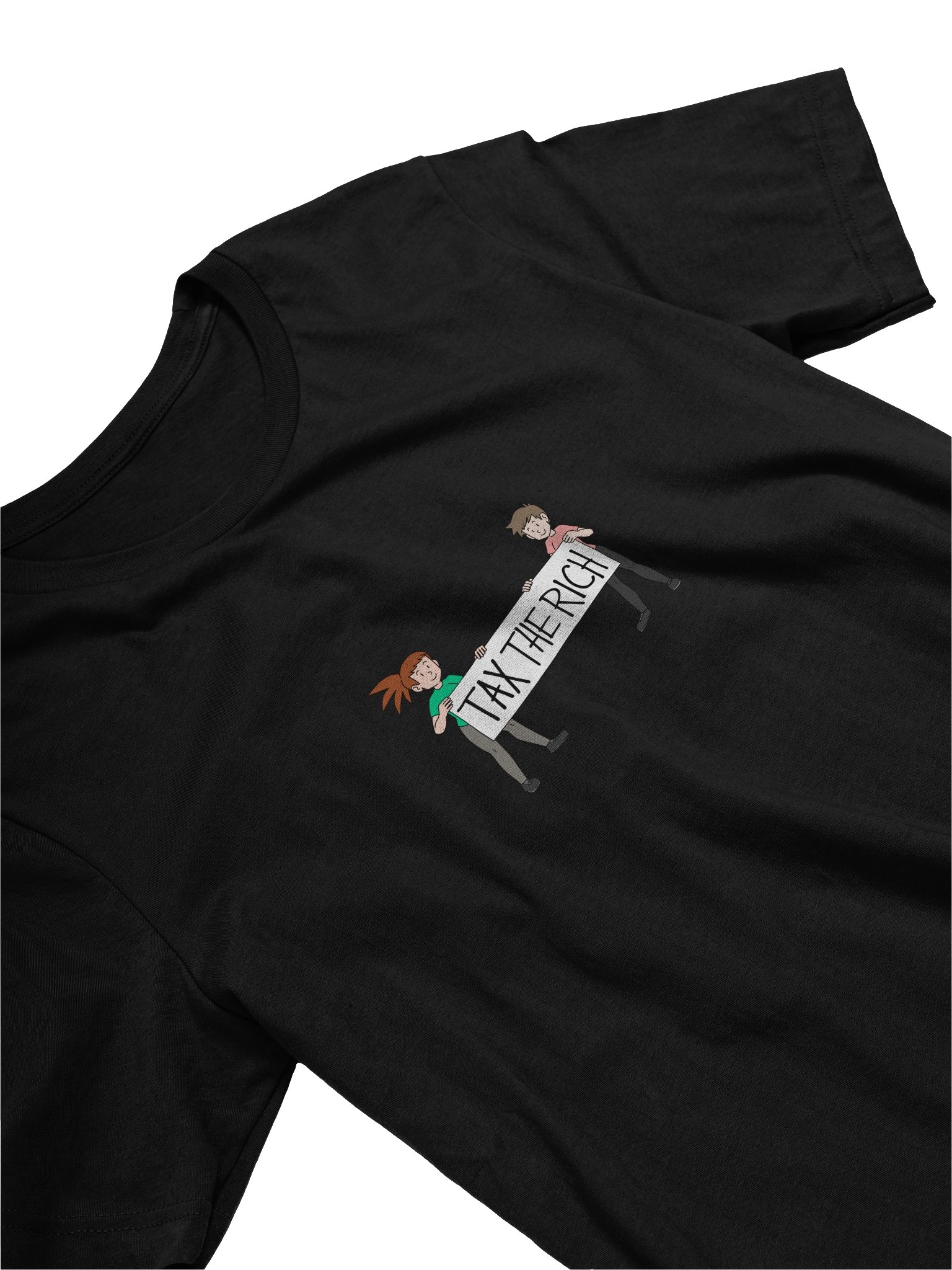 "Tax the rich" banner t-shirt product image (3)