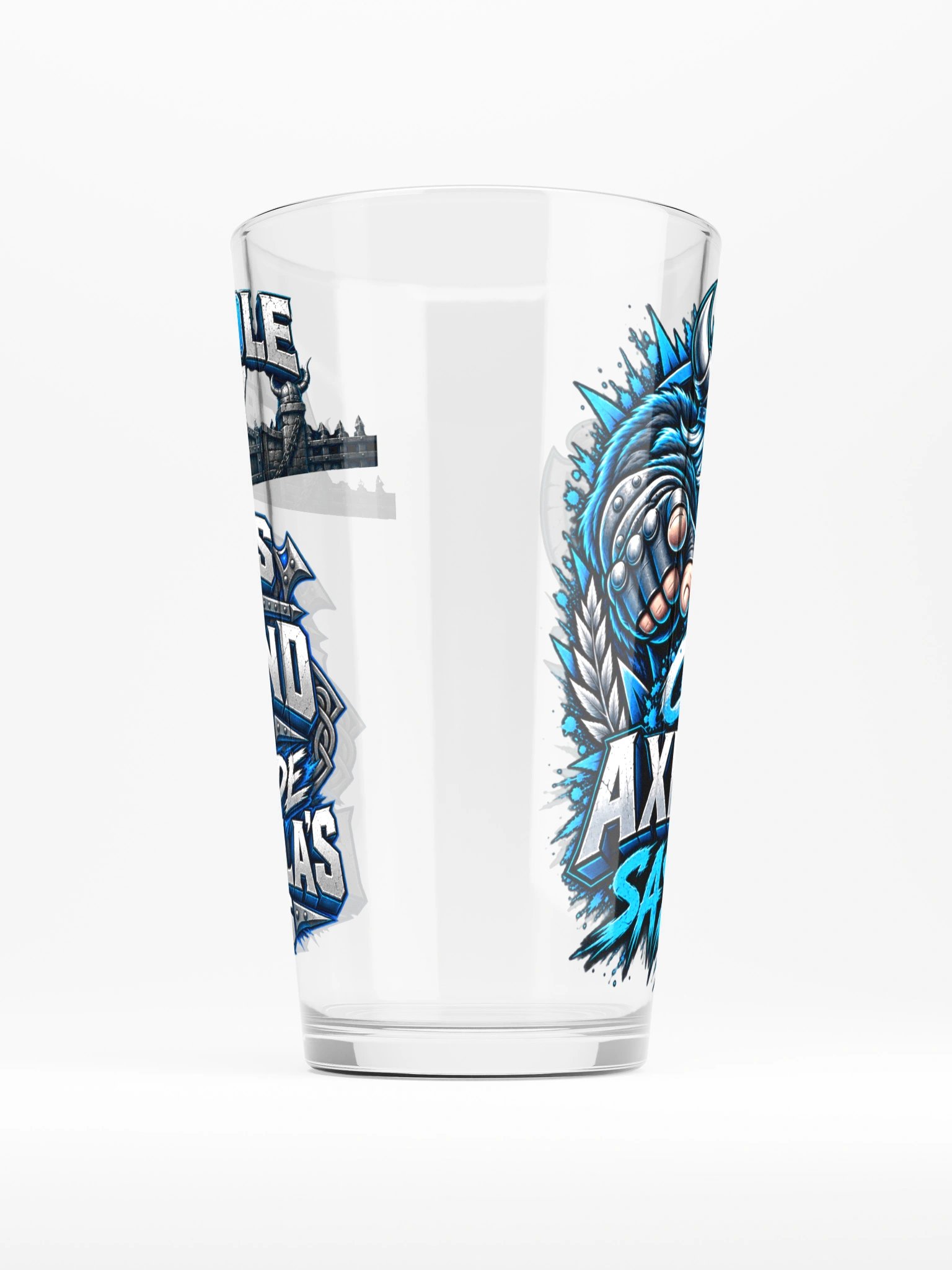 Axeh0le Viking Warrior Shaker Pint Glass product image (5)