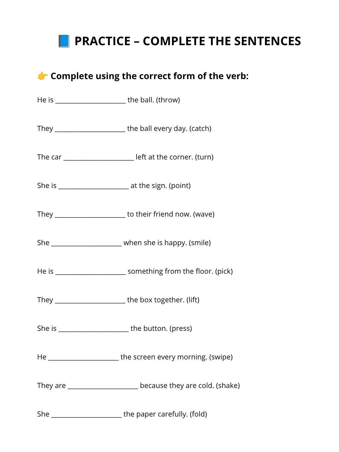 Editable English Action Verbs Flashcards & Worksheets Pack | 100% Customizable in Canva product image (5)