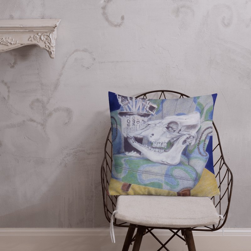 Skull Still Life Pillow product image (2)