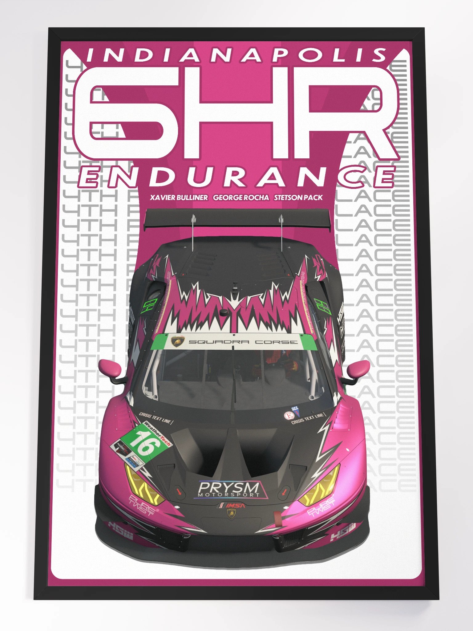 2025 Indianapolis 6hr Endurance Poster product image (1)