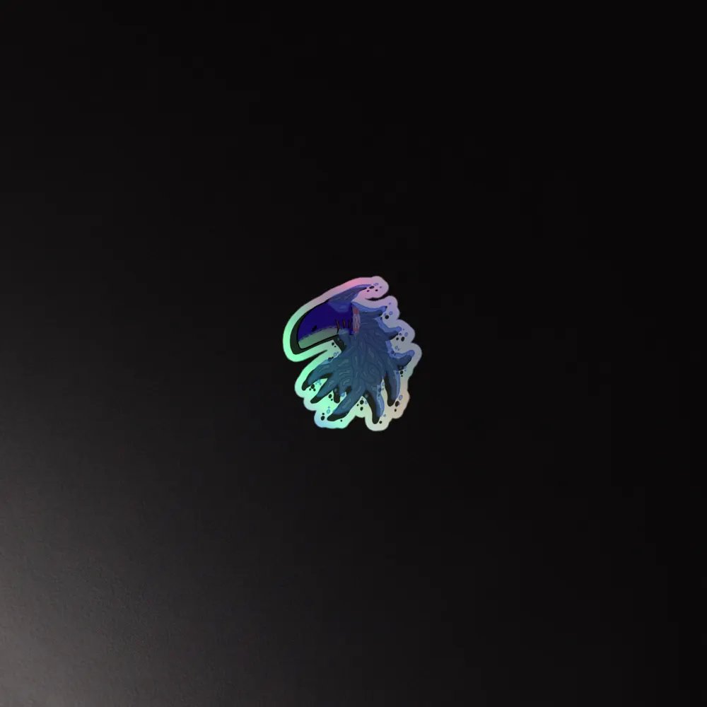 SharkaScream Holo Logo Sticker!!! product image (4)