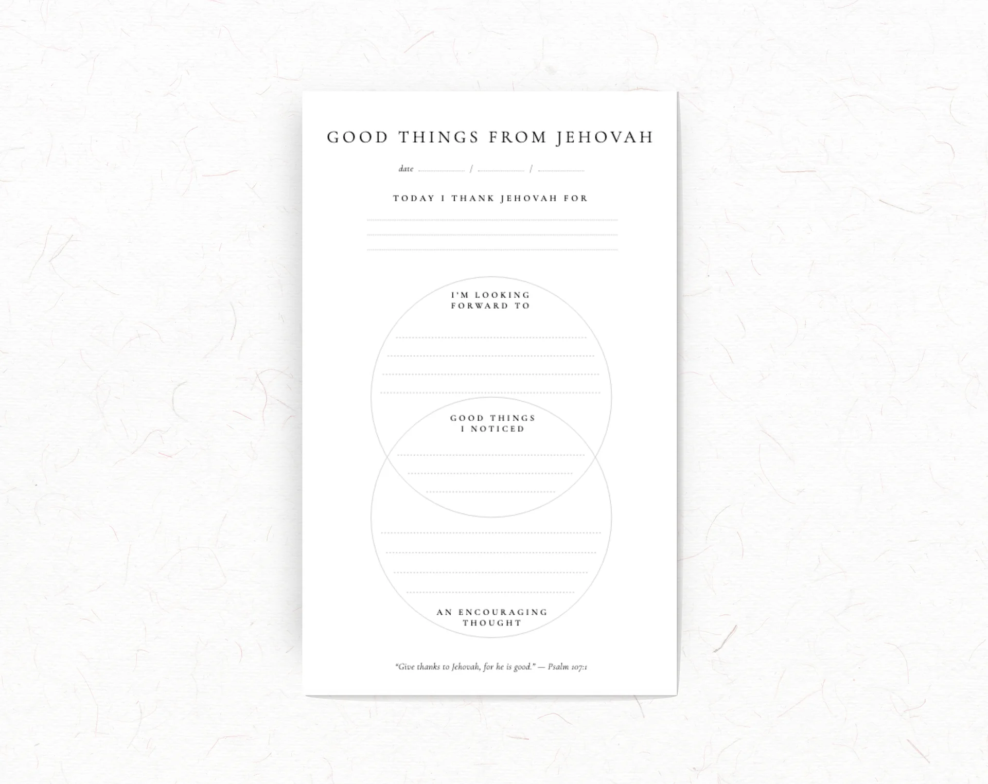 Good Things from Jehovah Notepad product image (1)