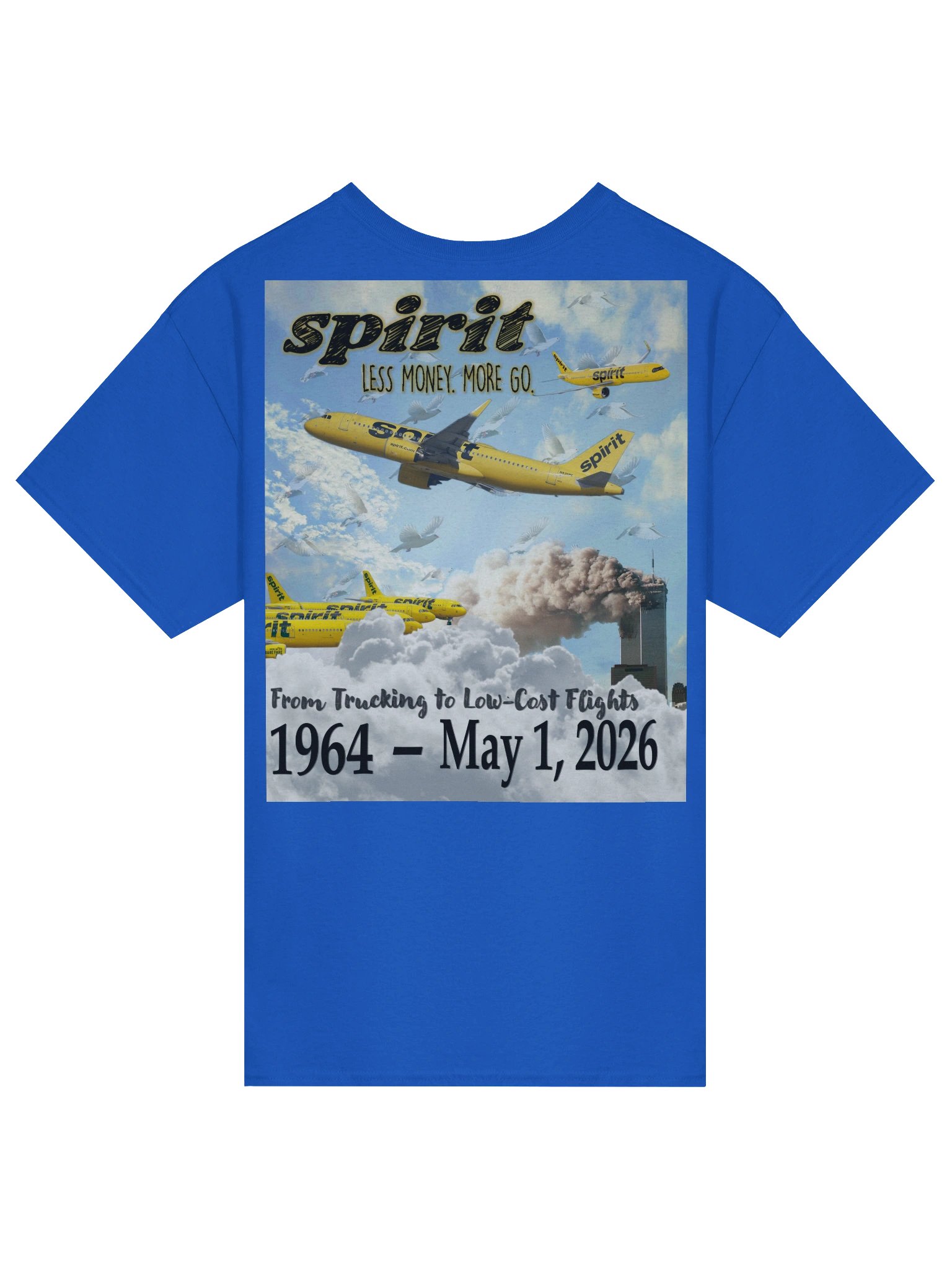 NEVER FORGET SPIRIT AIRLINES 🙏🏾🕊️✨ — T-SHIRT (DARK + FULL) product image (38)