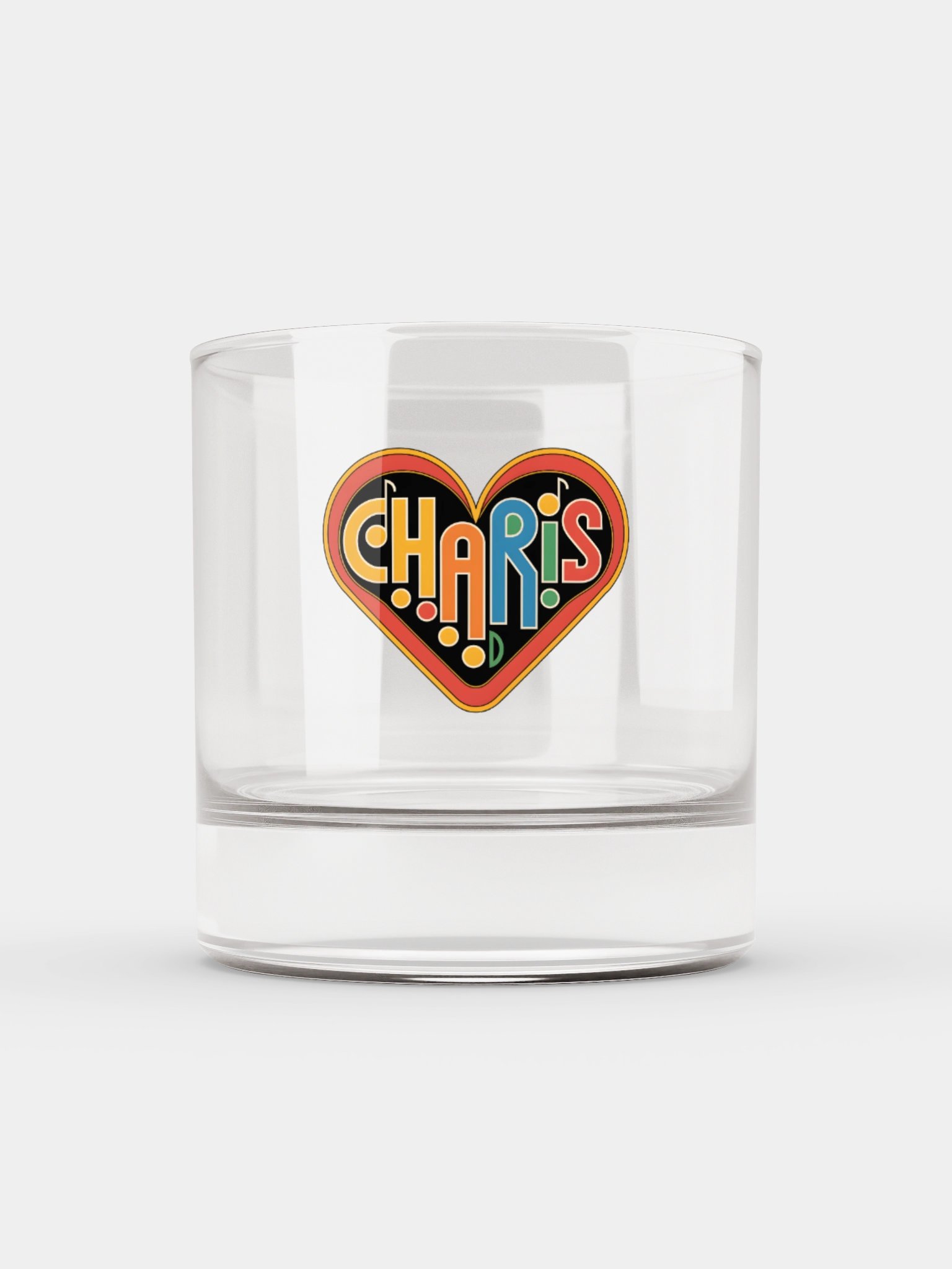CHARIS Color Heart Rocks Glass product image (1)