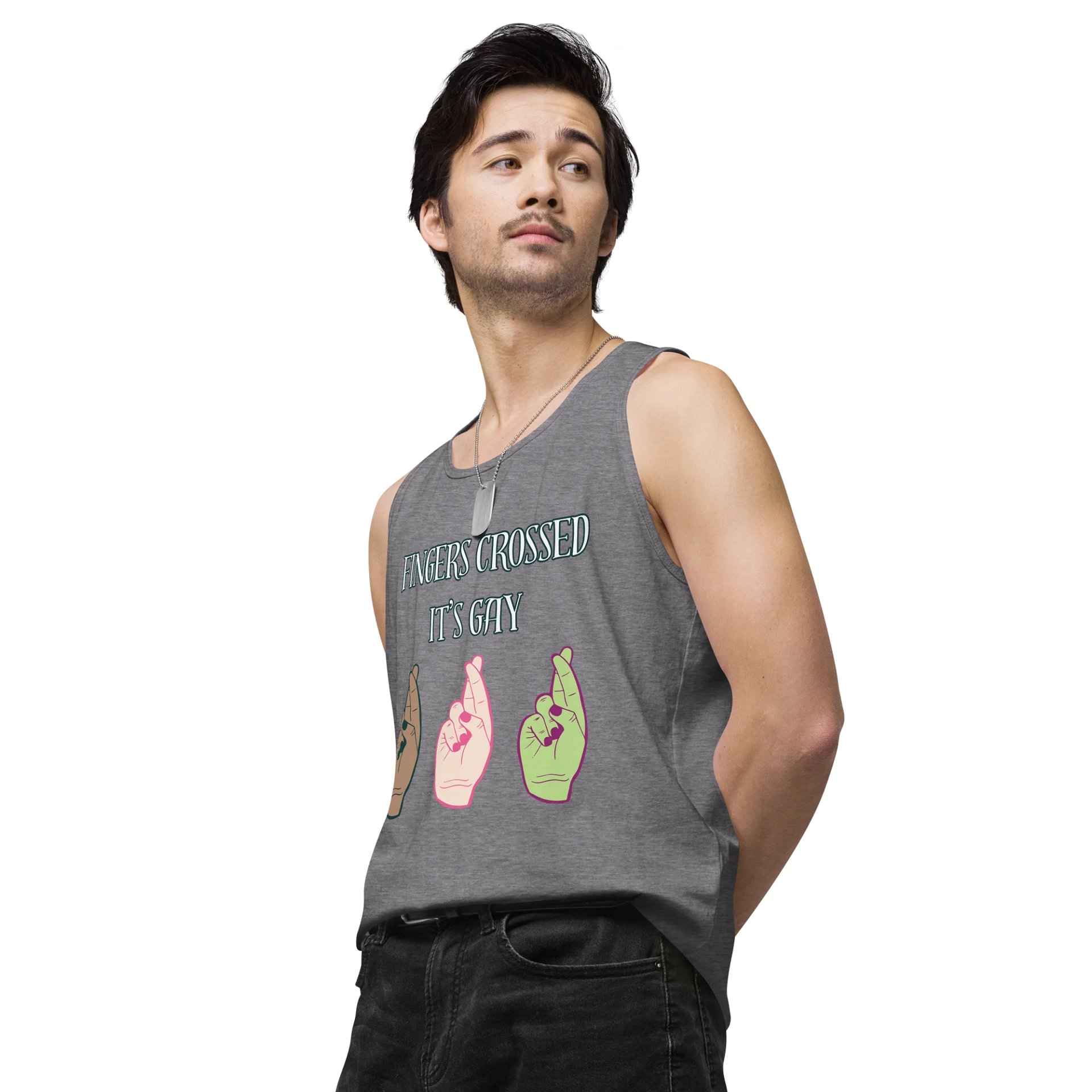 Fingers Crossed Tank Top product image (64)