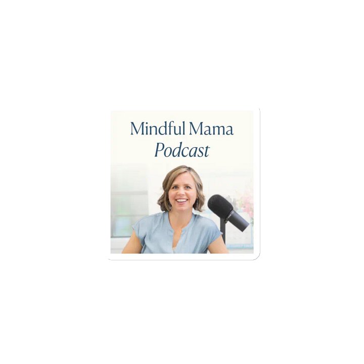 Mindful Mama Podcast Square Magnet product image (1)