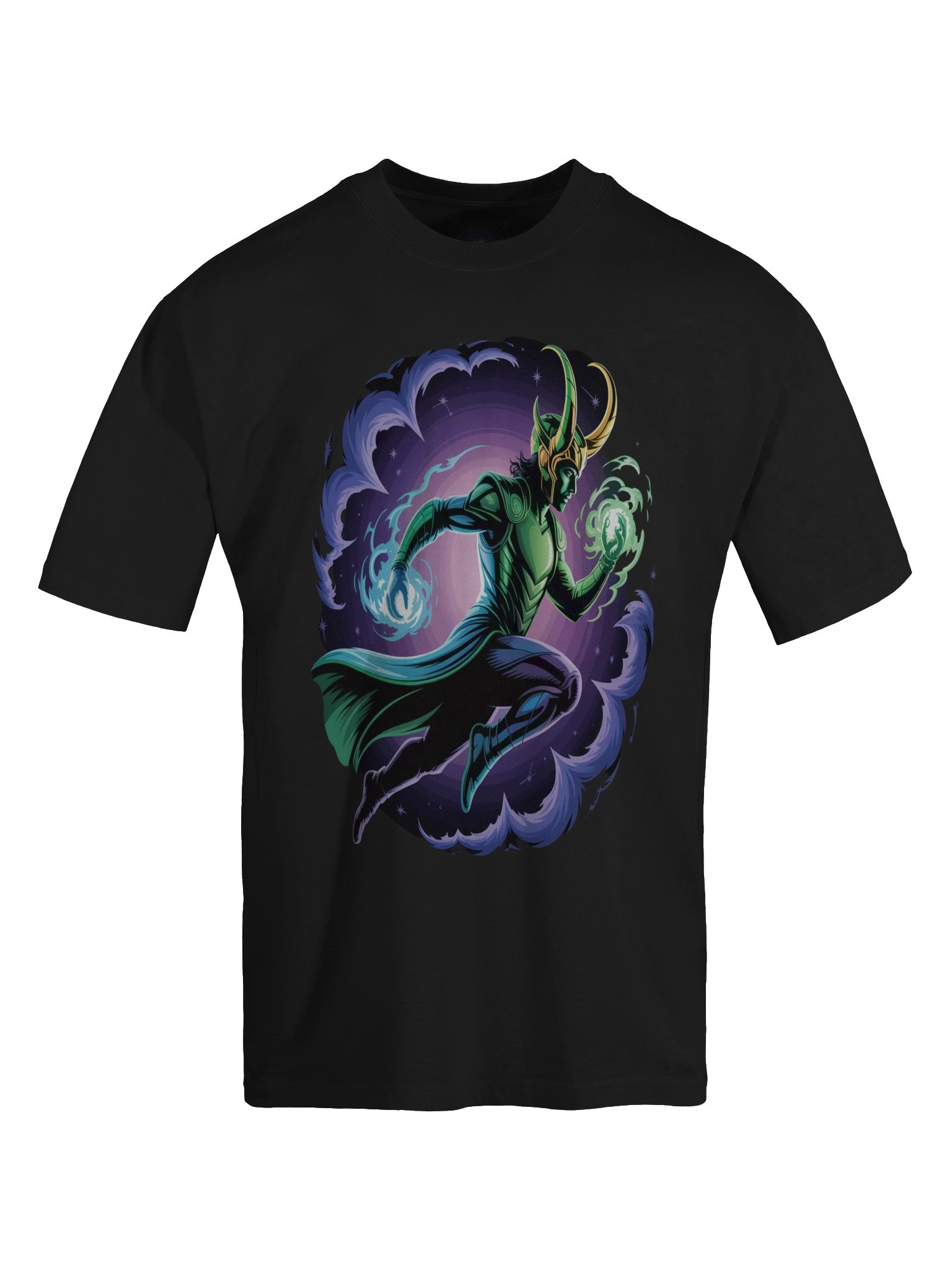 Loki Sorcerous Surge Oversized Faded T-Shirt product image (1)