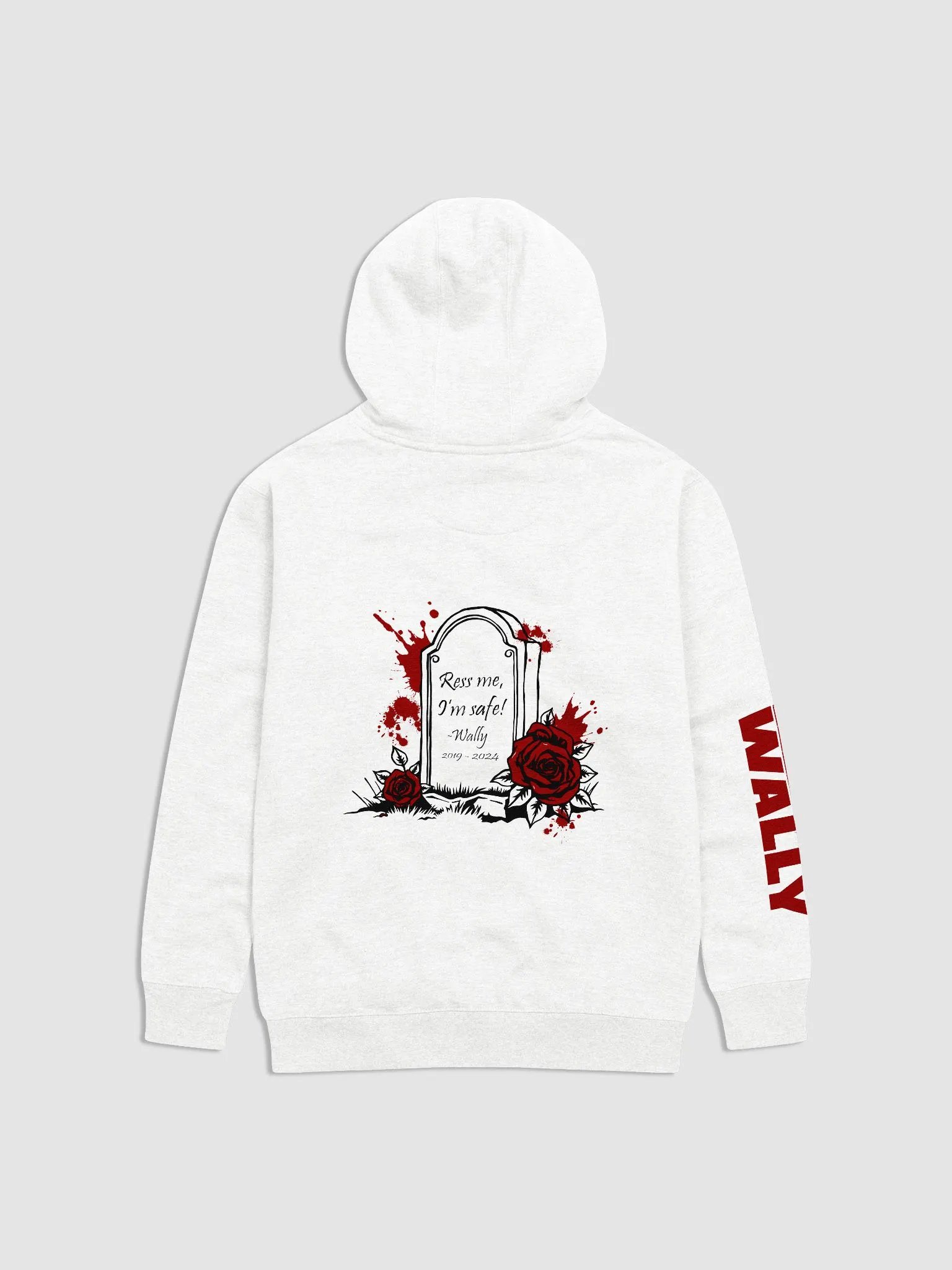 RealWally - Famous Last Words Hoodie (White) product image (2)