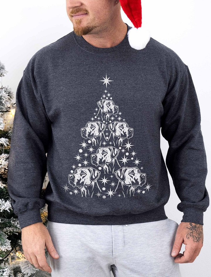 Great Dane Christmas Tree Sweatshirt Design for Great Dane Paw-rents product image (6)