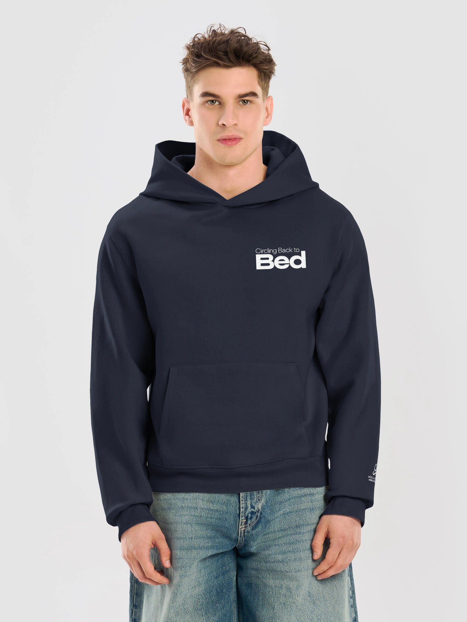 "Circling Back to Bed" — Bella+Canvas Unisex Oversized Midweight Hoodie product image (5)