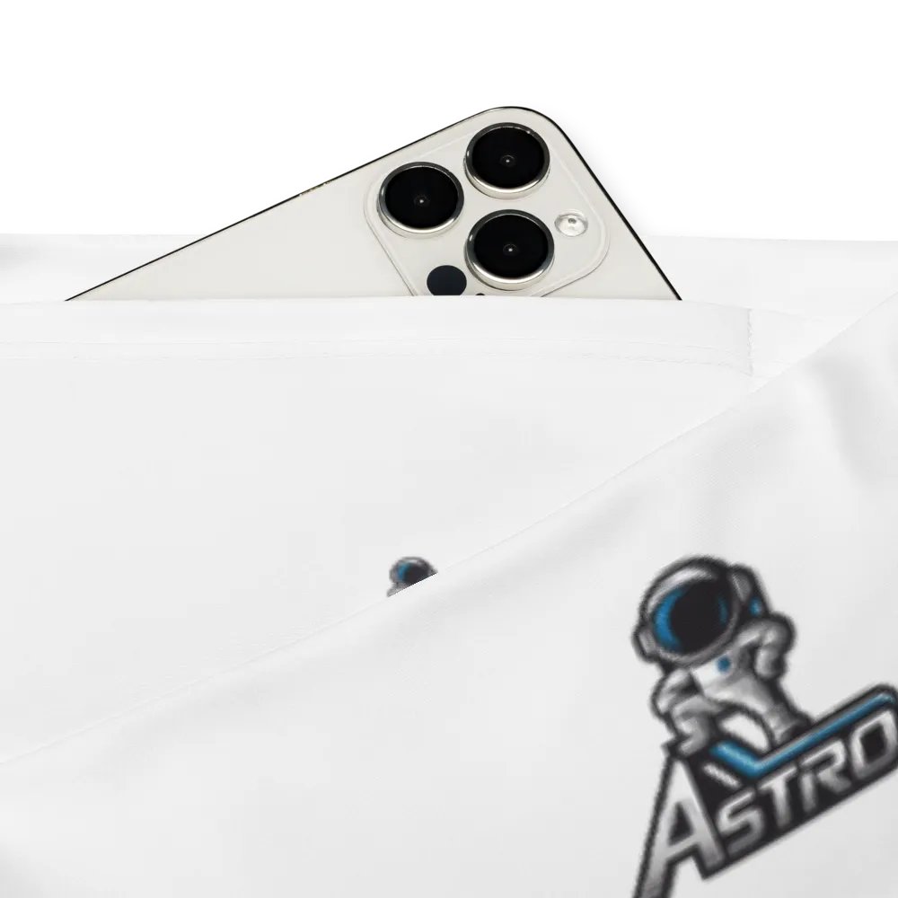 Astro Women's High-Waisted Flare Leggings with Smartphone Pocket and UPF 50+ - White product image (3)
