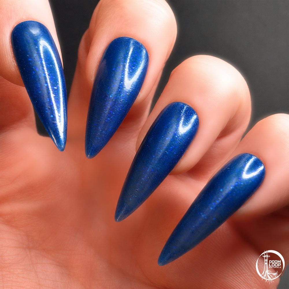OPACITY OF DESIRE - Shimmering Blue Translucent Jelly Nail Polish product image (3)