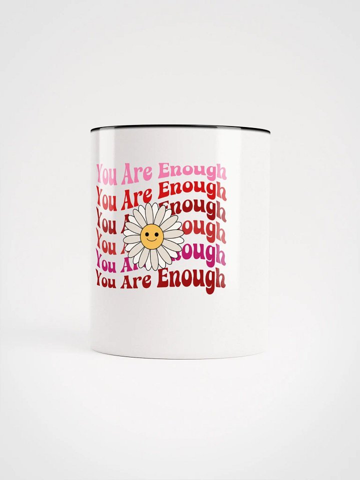 Your Are Enough, Retro Groovy Inspirational Mug product image (2)