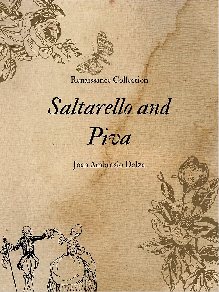 Saltarello and Piva by Joan Ambrosio Dalza - Guitar score product image (1)