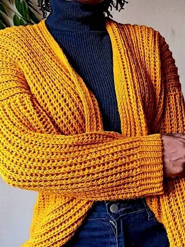 Sunshine Oversized Crochet Cardigan Pattern product image (3)