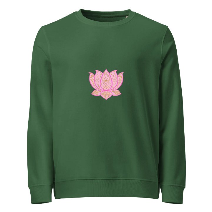Golden Lotus Organic Sweatshirt product image (1)