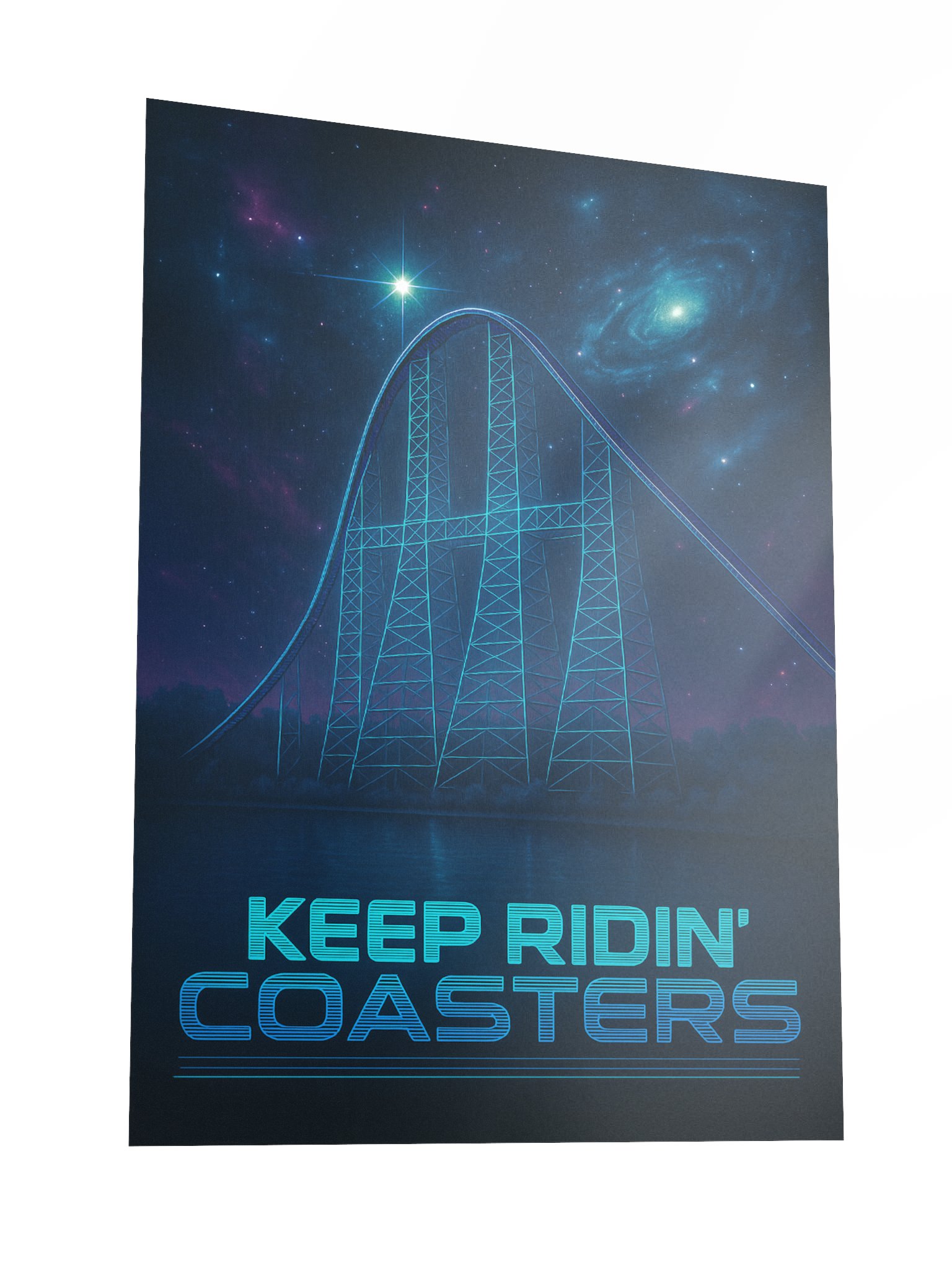 Futuristic Millie - Keep Ridin' Coasters 18x24 inch Poster product image (3)