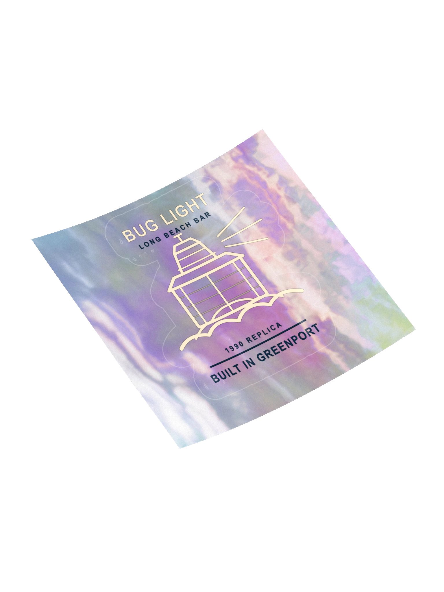 Long Beach Bar Holographic Sticker product image (4)