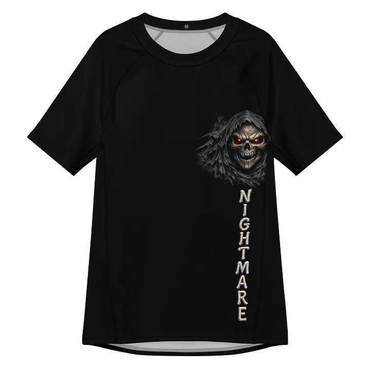 Nightmare Design Skull Men's Rash Guard product image (1)