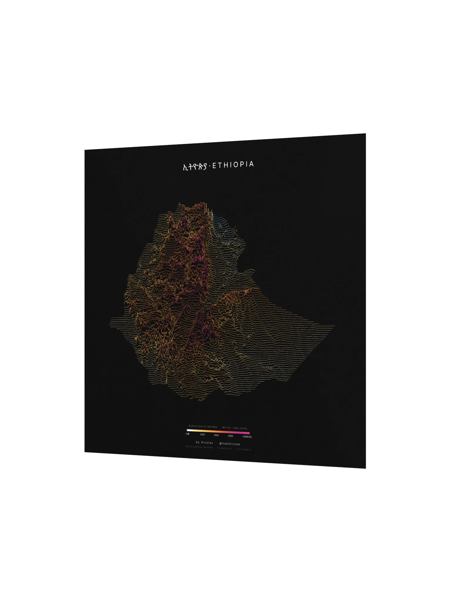 Ridgeline Poster - Ethiopia product image (2)