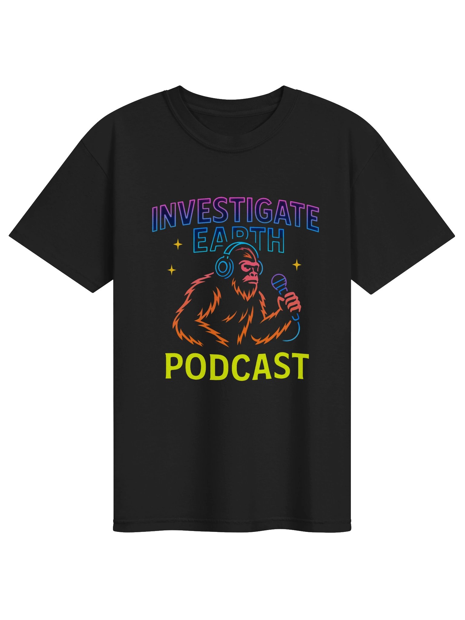 Neon Bigfoot T-shirt product image (1)