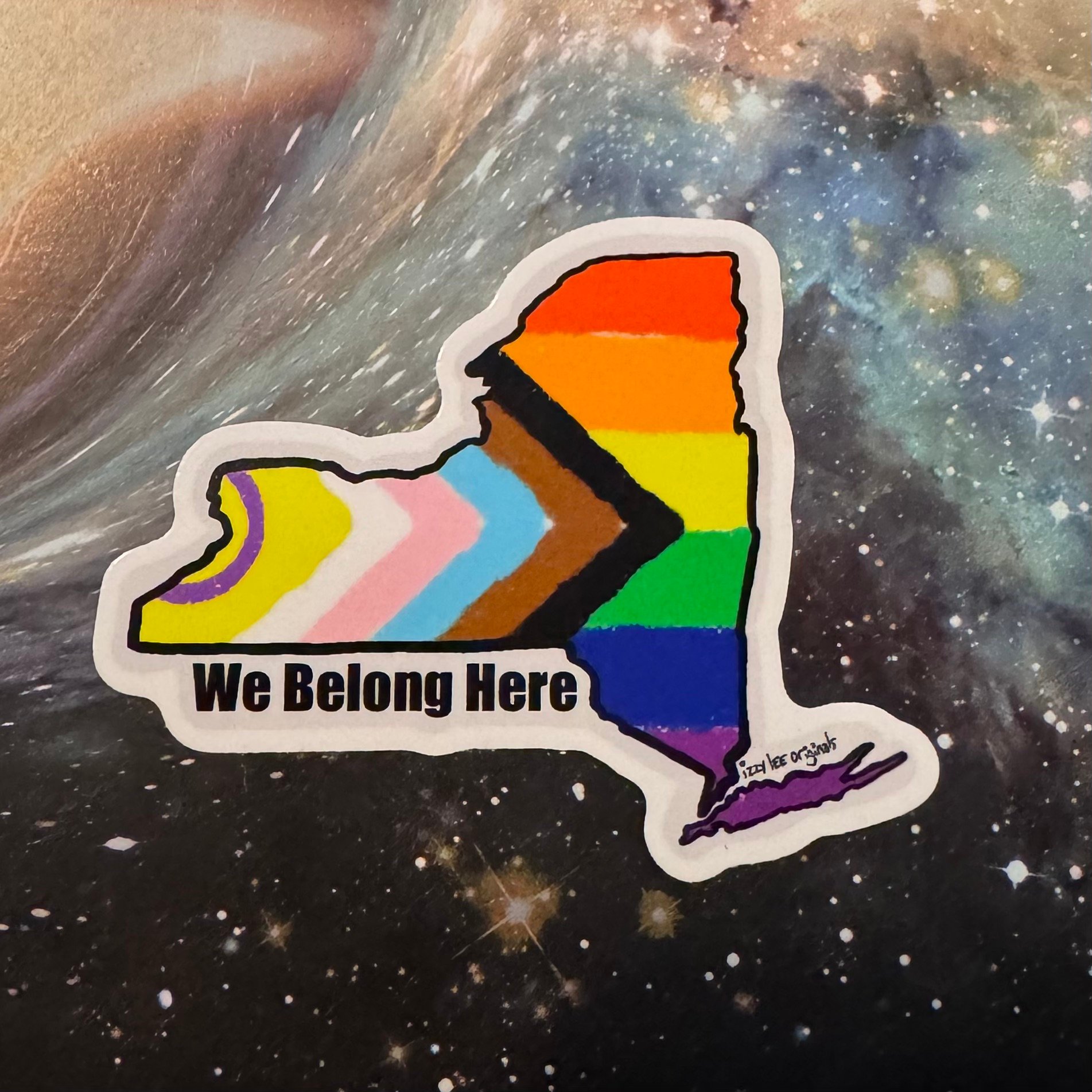We Belong Here Sticker - New York product image (1)