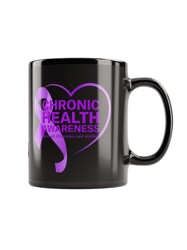 Chronic Health awareness Mug in black product image (1)