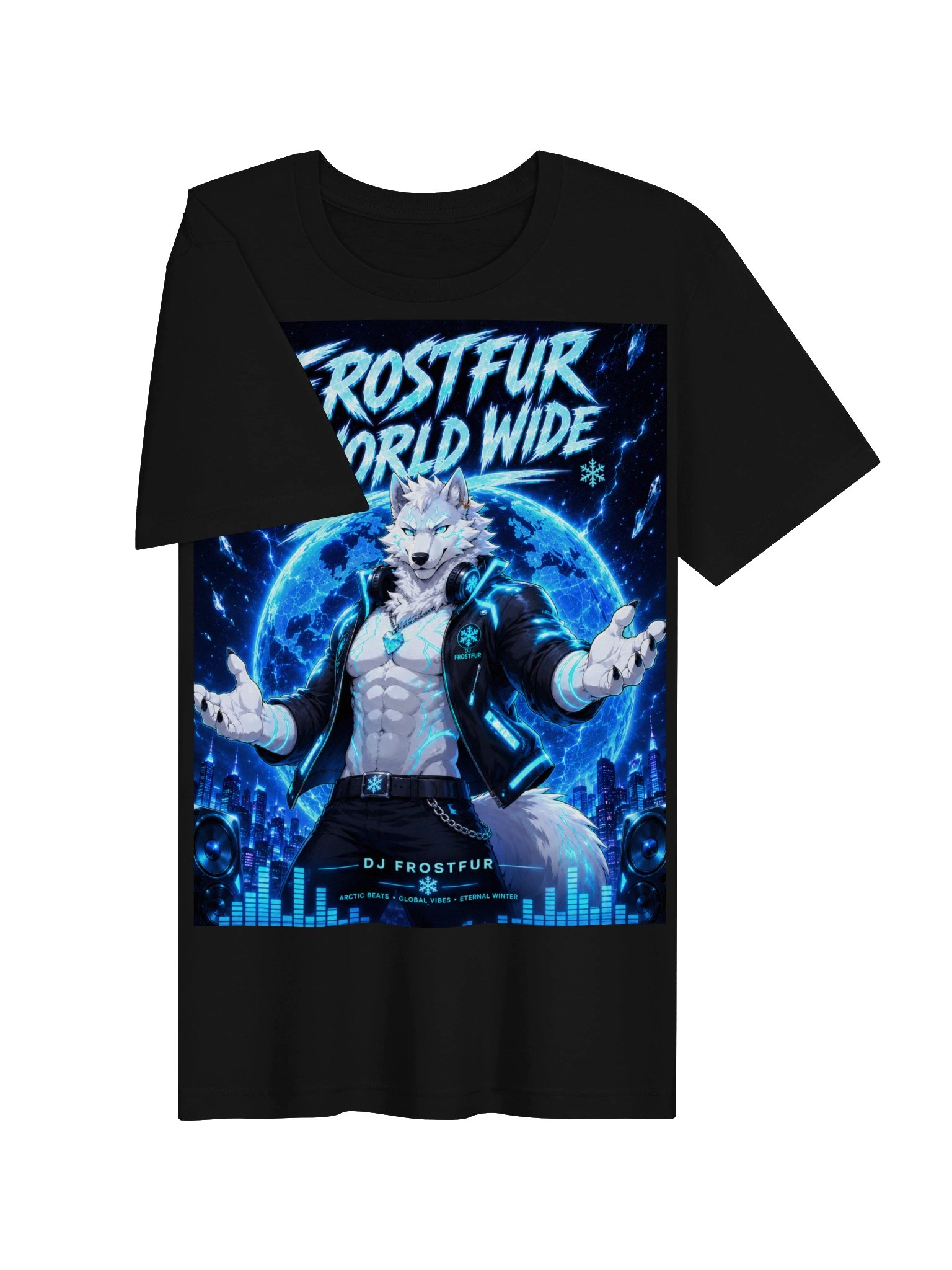 Frostfur World Wide DJ T-Shirt product image (3)