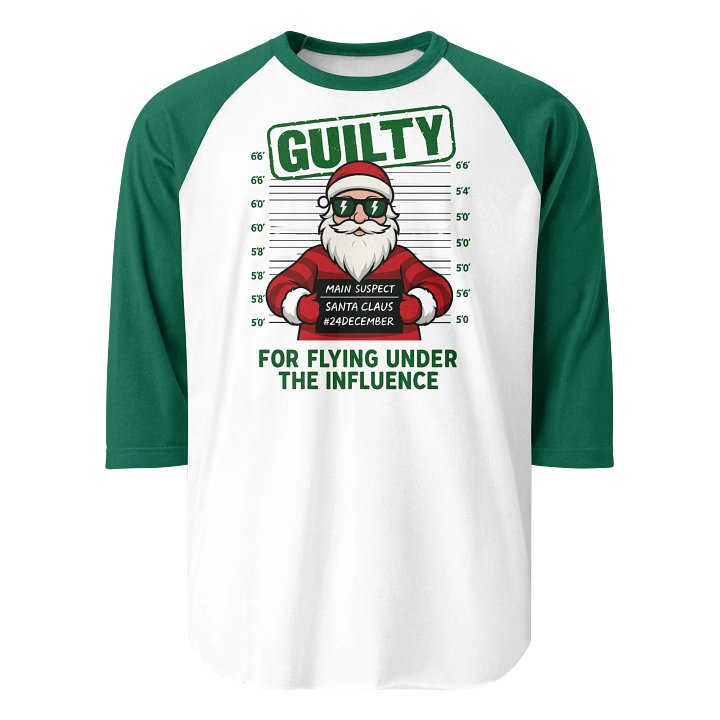 Main Suspect Santa Raglan Tee product image (2)
