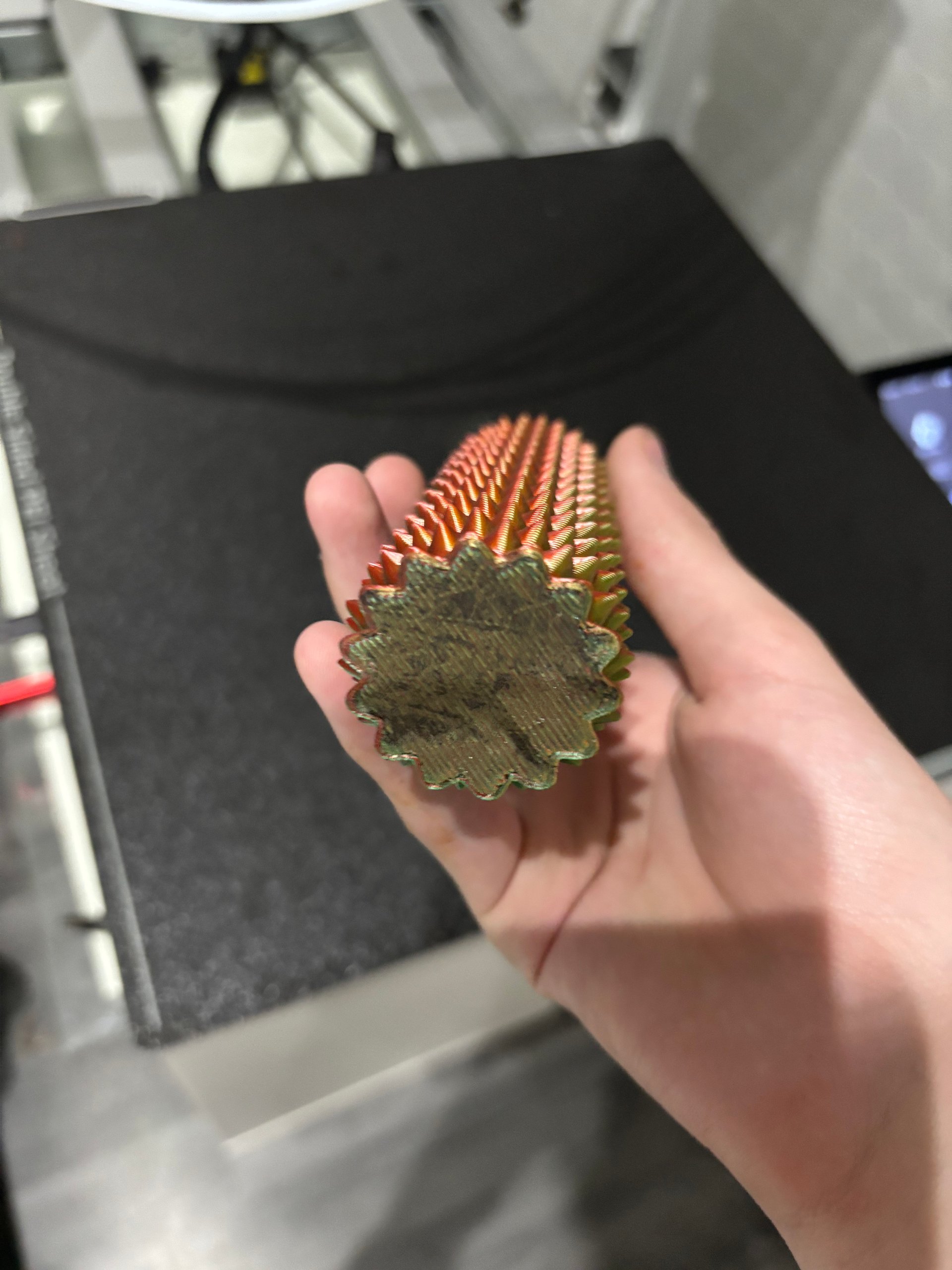 Spiky Dragon Scale Fidget Roller – 3D Printed Sensory Fidget Toy product image (3)