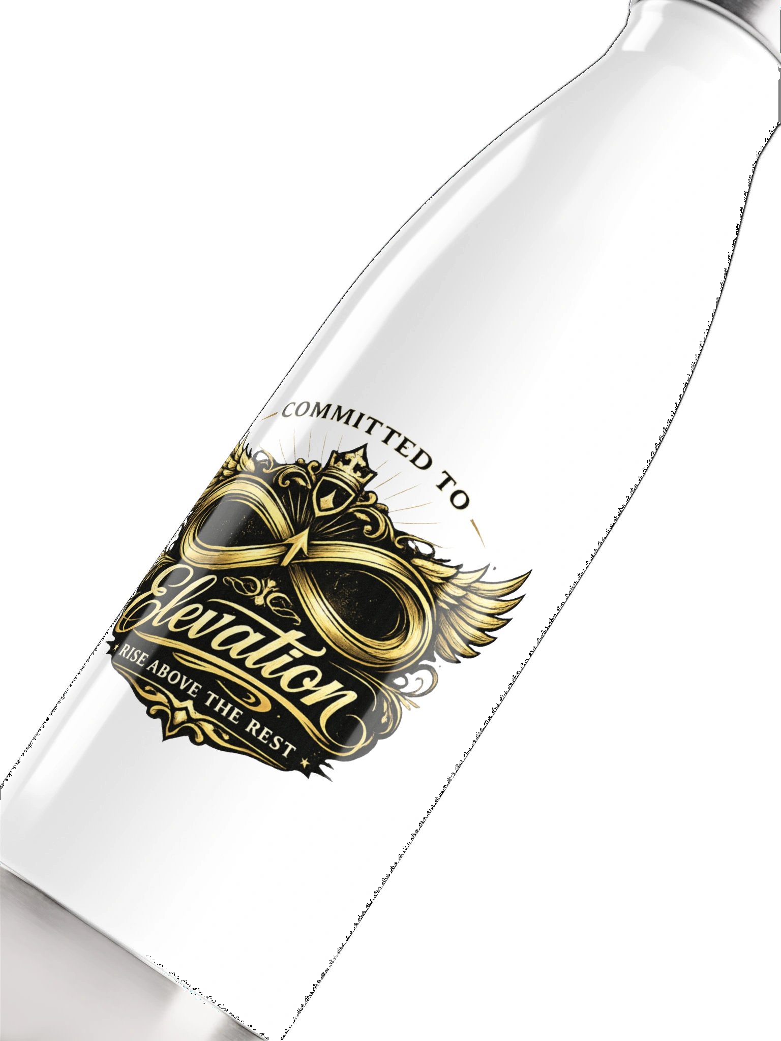 Committed To Elevation — Stainless Steel Water Bottle (Rise Above The Rest) product image (5)