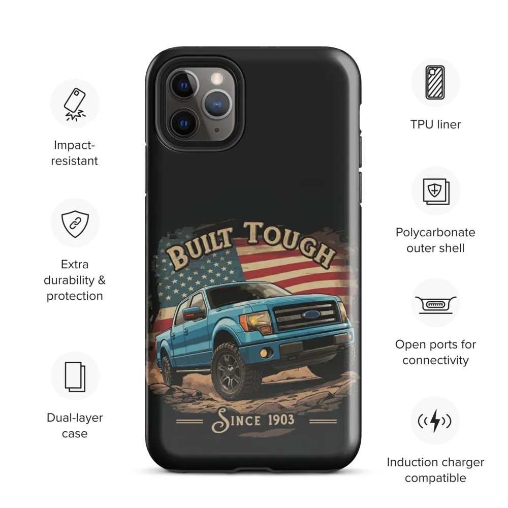 American Built Pickup Tough iPhone Case product image (3)