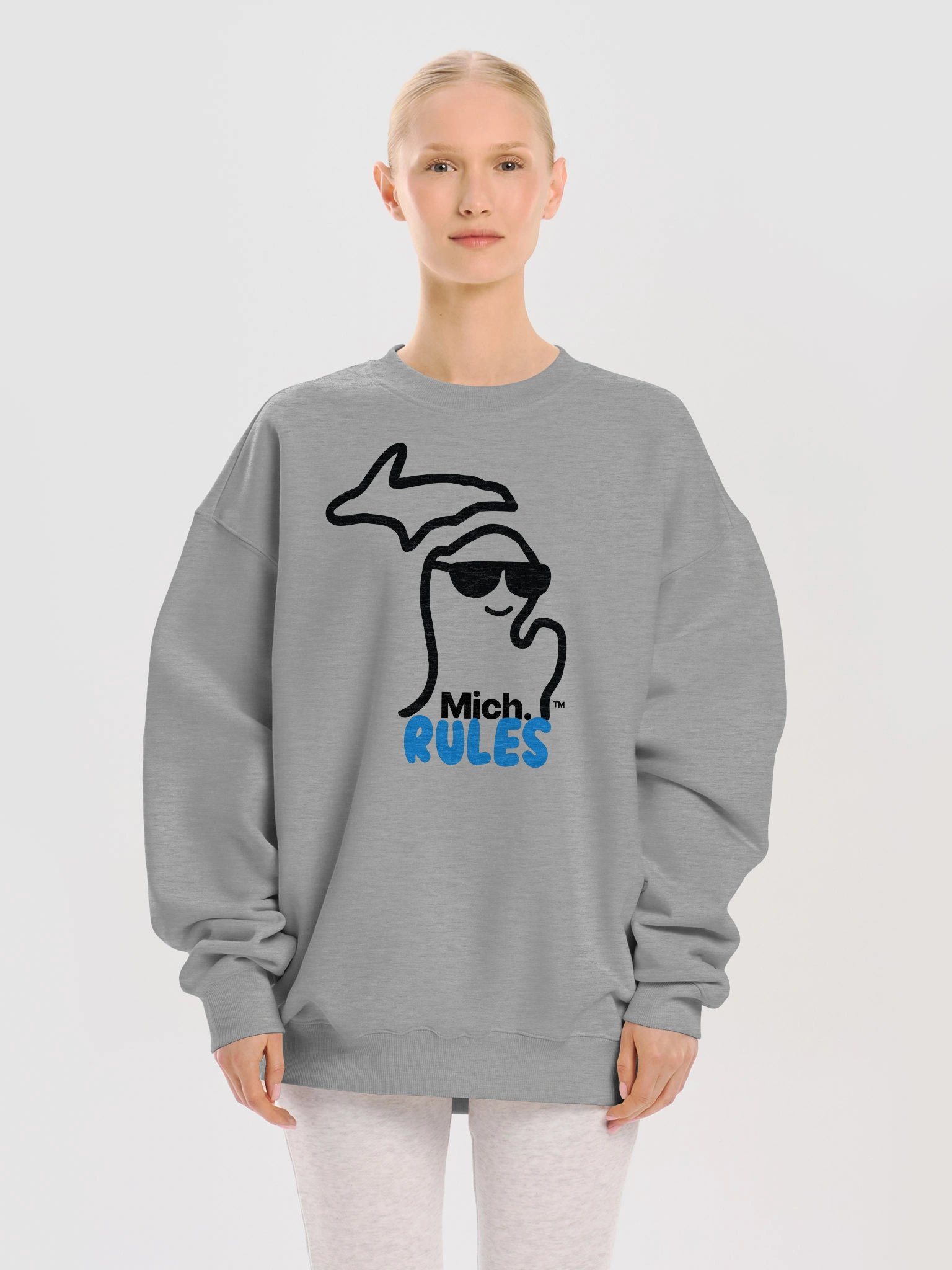 Mich. Rules Michigan French Terry Cotton Sweatshirt product image (1)